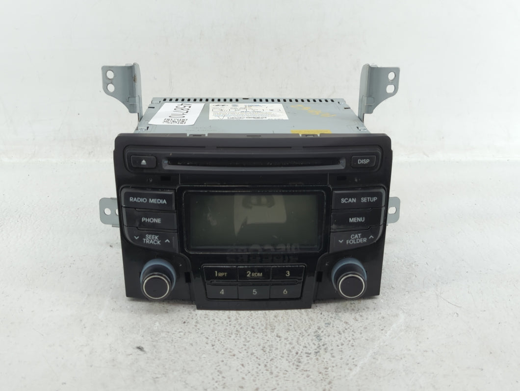 2013-2014 Hyundai Sonata Radio AM FM Cd Player Receiver Replacement P/N:96190-3Q700 96180-3Q8004X Fits 2013 2014 OEM Used Auto Parts