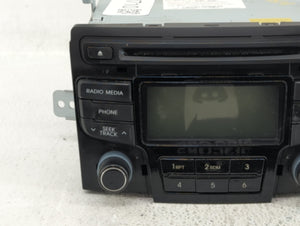 2013-2014 Hyundai Sonata Radio AM FM Cd Player Receiver Replacement P/N:96190-3Q700 96180-3Q8004X Fits 2013 2014 OEM Used Auto Parts