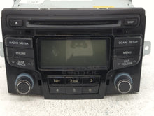 2013-2014 Hyundai Sonata Radio AM FM Cd Player Receiver Replacement P/N:96190-3Q700 96180-3Q8004X Fits 2013 2014 OEM Used Auto Parts