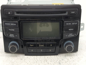 2013-2014 Hyundai Sonata Radio AM FM Cd Player Receiver Replacement P/N:96190-3Q700 96180-3Q8004X Fits 2013 2014 OEM Used Auto Parts