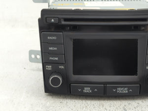 2014-2015 Hyundai Sonata Radio AM FM Cd Player Receiver Replacement P/N:96180-3Q8504X Fits 2014 2015 OEM Used Auto Parts