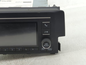 2019-2021 Honda Civic Radio AM FM Cd Player Receiver Replacement P/N:39100-TBA-A41 Fits 2019 2020 2021 OEM Used Auto Parts