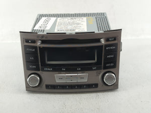 2012-2014 Subaru Legacy Radio AM FM Cd Player Receiver Replacement P/N:86271AJ60B 86201AJ66A Fits 2012 2013 2014 OEM Used Auto Parts