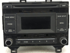 2015 Hyundai Sonata Radio AM FM Cd Player Receiver Replacement P/N:96180-C20504X 98170-C20004X Fits OEM Used Auto Parts