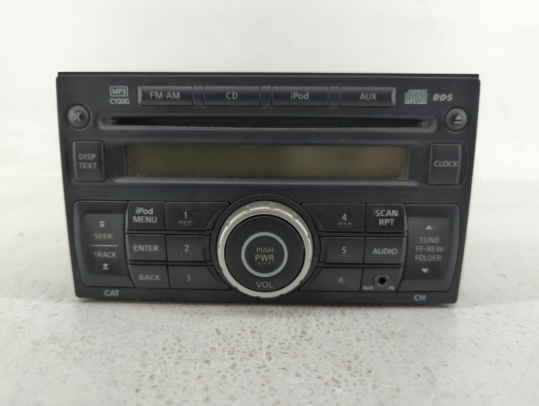 2012-2013 Nissan Versa Radio AM FM Cd Player Receiver Replacement P/N:28185 3ANSA 28185 3AN1A Fits 2012 2013 OEM Used Auto Parts