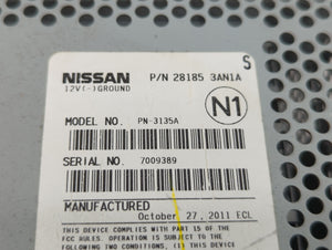 2012-2013 Nissan Versa Radio AM FM Cd Player Receiver Replacement P/N:28185 3ANSA 28185 3AN1A Fits 2012 2013 OEM Used Auto Parts