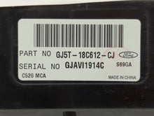 2018-2019 Ford Escape Climate Control Module Temperature AC/Heater Replacement P/N:GJ5T-18C612-CJ Fits 2018 2019 OEM Used Auto Parts