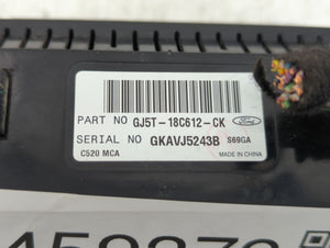 2018-2019 Ford Escape Climate Control Module Temperature AC/Heater Replacement P/N:GJ5T-18C612-CK Fits 2018 2019 OEM Used Auto Parts