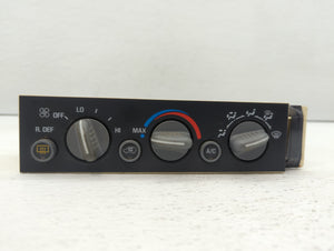 1996 Gmc Suburban Climate Control Module Temperature AC/Heater Replacement P/N:16199266 16209335 Fits 1995 1997 1998 1999 2000 OEM Used Auto Parts - Oemusedautoparts1.com