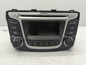 2014 Hyundai Accent Radio AM FM Cd Player Receiver Replacement P/N:96170-1R151GU Fits OEM Used Auto Parts