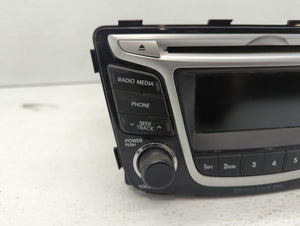 2014 Hyundai Accent Radio AM FM Cd Player Receiver Replacement P/N:96170-1R151GU Fits OEM Used Auto Parts