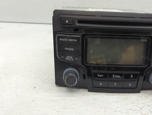 2013-2014 Hyundai Sonata Radio AM FM Cd Player Receiver Replacement P/N:96180-3Q8504X 96180-3Q8004X Fits 2013 2014 OEM Used Auto Parts