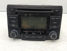 2013-2014 Hyundai Sonata Radio AM FM Cd Player Receiver Replacement P/N:96180-3Q8504X 96180-3Q8004X Fits 2013 2014 OEM Used Auto Parts