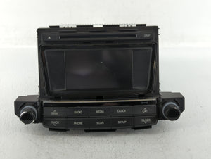 2016-2017 Hyundai Tucson Radio AM FM Cd Player Receiver Replacement P/N:96180-D31004X 96560-D33304X Fits 2016 2017 OEM Used Auto Parts