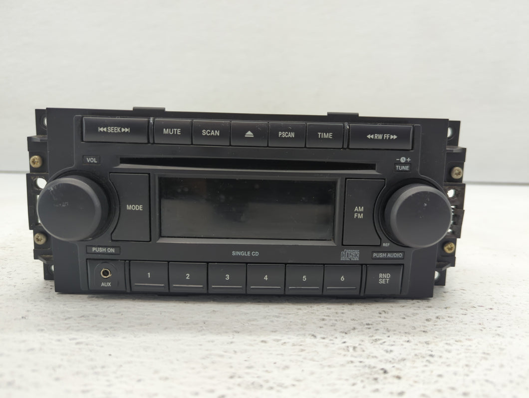 2007-2008 Jeep Compass Radio AM FM Cd Player Receiver Replacement P/N:P05064173AI P05091710AE Fits OEM Used Auto Parts