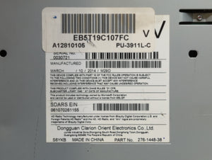 2014 Ford Explorer Radio AM FM Cd Player Receiver Replacement P/N:EB5T-19C107-FB EB5T-19C107-FA Fits OEM Used Auto Parts