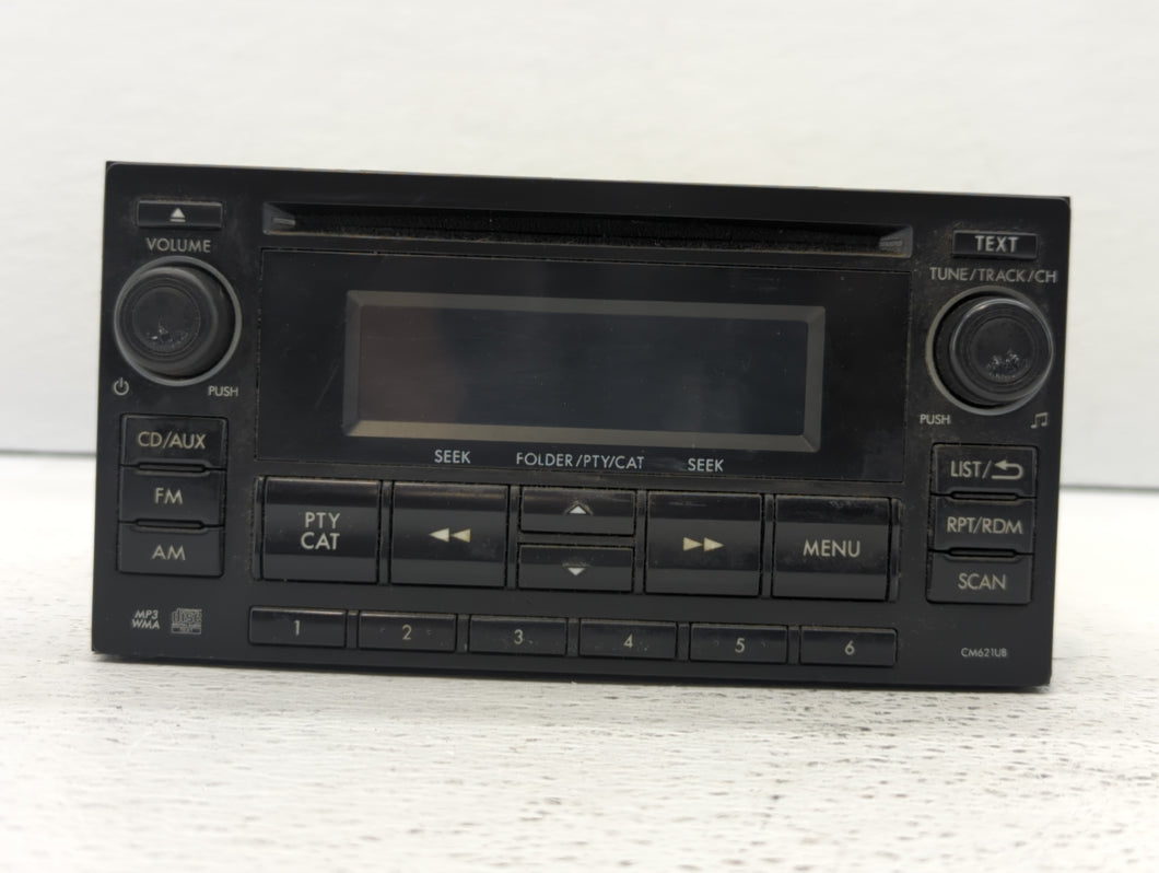 2012-2014 Subaru Impreza Radio AM FM Cd Player Receiver Replacement P/N:86201AJ61A 86201FJ600 Fits 2012 2013 2014 OEM Used Auto Parts