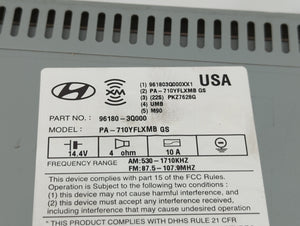 2011 Hyundai Sonata Radio AM FM Cd Player Receiver Replacement P/N:96190-3Q000 96180-3Q001 Fits OEM Used Auto Parts