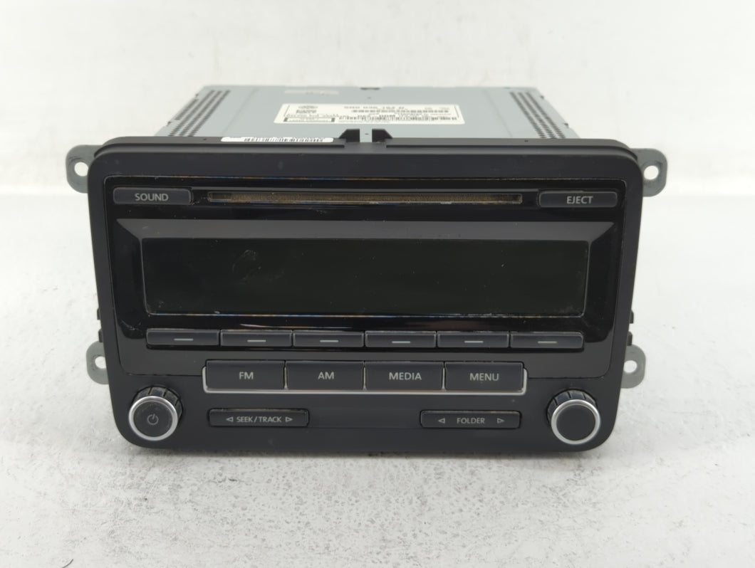 2009-2017 Volkswagen Tiguan Radio AM FM Cd Player Receiver Replacement P/N:5N0 035 164 D 1K0 035 161 D Fits OEM Used Auto Parts