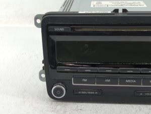 2009-2017 Volkswagen Tiguan Radio AM FM Cd Player Receiver Replacement P/N:5N0 035 164 D 1K0 035 161 D Fits OEM Used Auto Parts