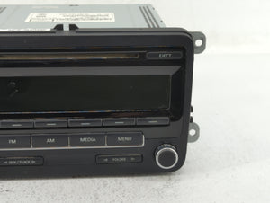 2009-2017 Volkswagen Tiguan Radio AM FM Cd Player Receiver Replacement P/N:5N0 035 164 D 1K0 035 161 D Fits OEM Used Auto Parts