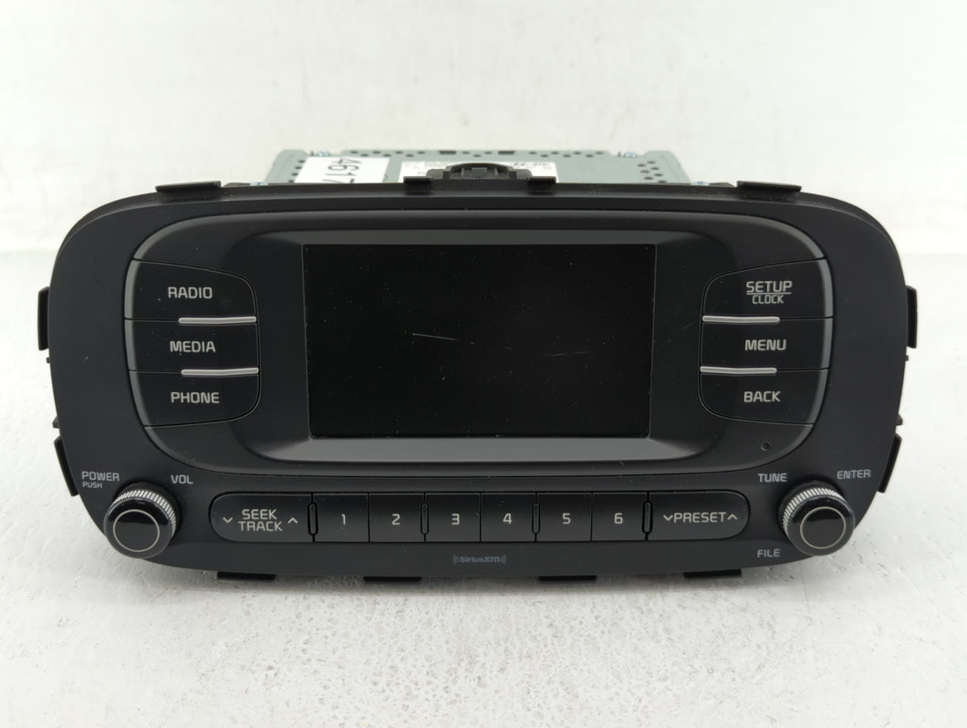2017-2019 Kia Soul Radio AM FM Cd Player Receiver Replacement P/N:96170-B2490CA Fits 2017 2018 2019 OEM Used Auto Parts