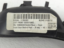 2012-2018 Ford Focus Master Power Window Switch Replacement Driver Side Left P/N:BM5T-14A132-AA BM5T-14A132-AB Fits OEM Used Auto Parts