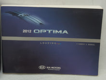 2012 Kia Optima Owners Manual Book Guide OEM Used Auto Parts