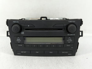 2009 Toyota Corolla Radio AM FM Cd Player Receiver Replacement P/N:86120-12B30 Fits OEM Used Auto Parts