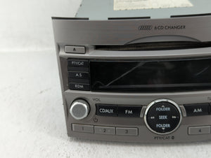 2012 Subaru Outback Radio AM FM Cd Player Receiver Replacement P/N:86201AJ50A 86201AJ61A Fits 2010 2011 OEM Used Auto Parts