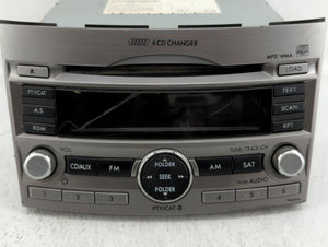 2012 Subaru Outback Radio AM FM Cd Player Receiver Replacement P/N:86201AJ50A 86201AJ61A Fits 2010 2011 OEM Used Auto Parts