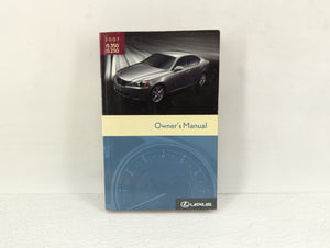 2007 Lexus Is250 Owners Manual Book Guide OEM Used Auto Parts