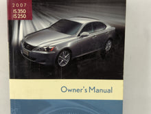 2007 Lexus Is250 Owners Manual Book Guide OEM Used Auto Parts