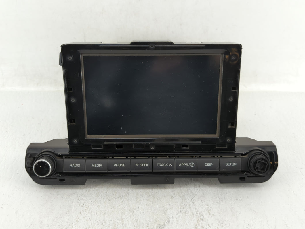 2017-2018 Hyundai Elantra Radio AM FM Cd Player Receiver Replacement P/N:96160-F2100UAT 96160-F2101UAT Fits 2017 2018 OEM Used Auto Parts