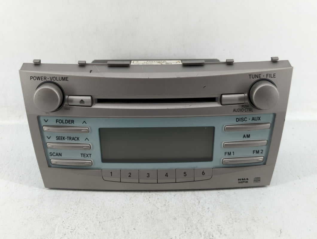 2007-2009 Toyota Camry Radio AM FM Cd Player Receiver Replacement P/N:86120-06180 Fits 2007 2008 2009 OEM Used Auto Parts