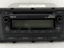 2012-2014 Toyota Prius C Radio AM FM Cd Player Receiver Replacement P/N:86120-52D10 Fits 2012 2013 2014 OEM Used Auto Parts