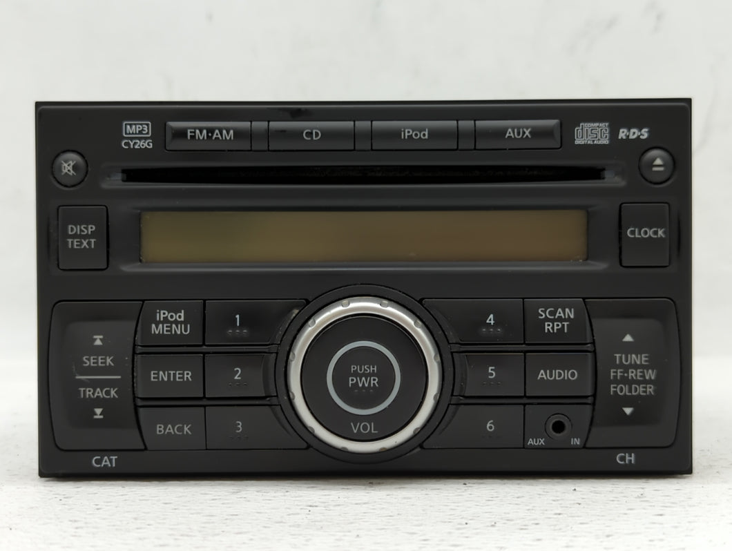 2011-2015 Nissan Rogue Radio AM FM Cd Player Receiver Replacement P/N:28185 1VK1A 28185 1VX2A Fits 2011 2012 2013 2014 2015 OEM Used Auto Parts