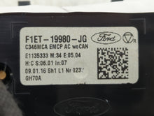 2015-2018 Ford Focus Climate Control Module Temperature AC/Heater Replacement P/N:F1ET-19980-JG F1ET-19980-LJ Fits OEM Used Auto Parts