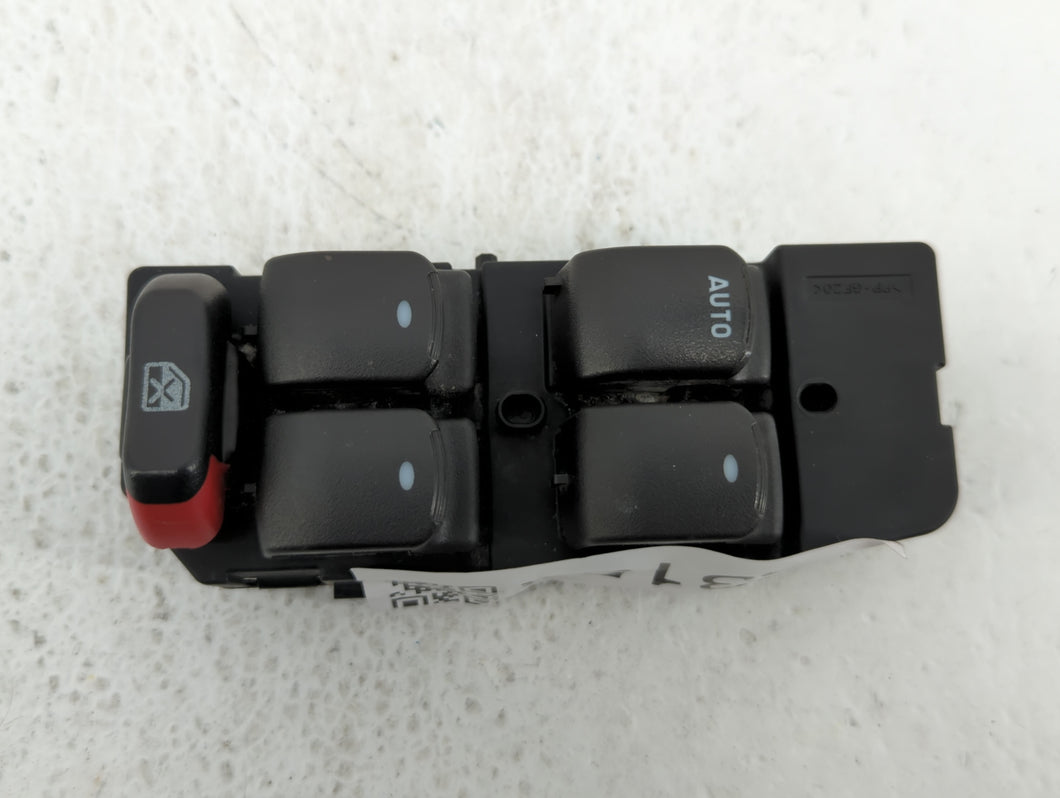 2010-2011 Chevrolet Malibu Master Power Window Switch Replacement Driver Side Left P/N:20807220 25993394 Fits 2010 2011 OEM Used Auto Parts