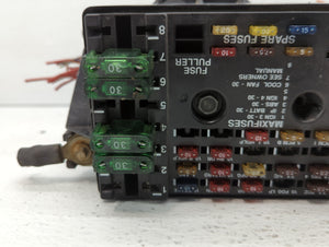 1994 Saturn Sc Fusebox Fuse Box Panel Relay Module P/N:21021731 Fits OEM Used Auto Parts