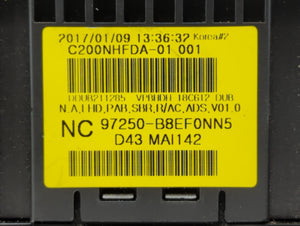 2017-2018 Hyundai Santa Fe Climate Control Module Temperature AC/Heater Replacement P/N:97250-B8CF0NN5 97250-B8EF0NN5 Fits OEM Used Auto Parts