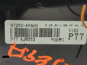 2016-2017 Hyundai Elantra Gt Climate Control Module Temperature AC/Heater Replacement P/N:97250-A5AH0 97250-A5XXX Fits 2016 2017 OEM Used Auto Parts