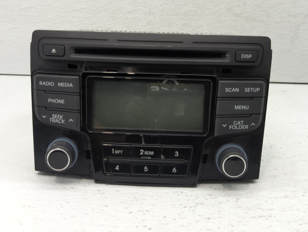 2012-2015 Hyundai Sonata Radio AM FM Cd Player Receiver Replacement P/N:96180-3Q700 96180-3Q600 Fits 2012 2013 2014 2015 OEM Used Auto Parts