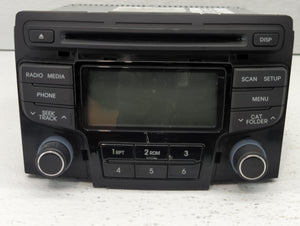 2012-2015 Hyundai Sonata Radio AM FM Cd Player Receiver Replacement P/N:96180-3Q700 96180-3Q600 Fits 2012 2013 2014 2015 OEM Used Auto Parts