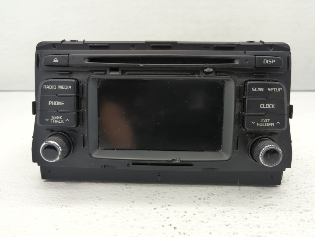 2016-2018 Kia Optima Radio AM FM Cd Player Receiver Replacement P/N:96180-D5100WK Fits 2016 2017 2018 OEM Used Auto Parts