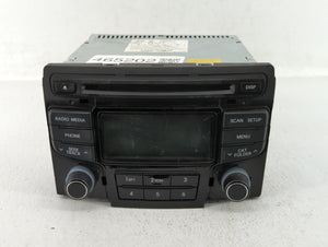 2012-2014 Hyundai Sonata Radio AM FM Cd Player Receiver Replacement P/N:96180-3Q700 Fits 2012 2013 2014 OEM Used Auto Parts