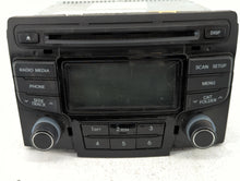 2012-2014 Hyundai Sonata Radio AM FM Cd Player Receiver Replacement P/N:96180-3Q700 Fits 2012 2013 2014 OEM Used Auto Parts