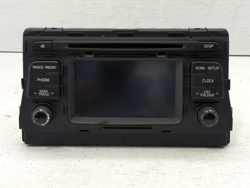 2016-2018 Kia Optima Radio AM FM Cd Player Receiver Replacement P/N:96180-D5100WK Fits 2016 2017 2018 OEM Used Auto Parts