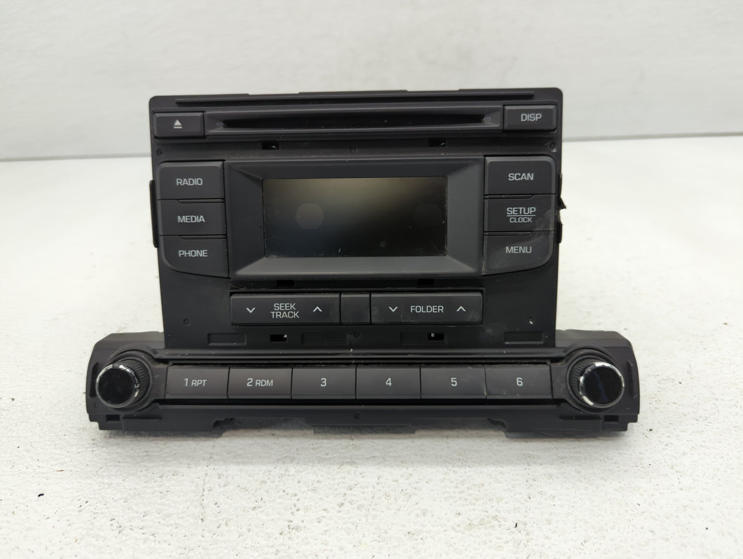 2017-2018 Hyundai Elantra Radio AM FM Cd Player Receiver Replacement P/N:96170-F2100UAT 96170F2270UAT Fits 2017 2018 OEM Used Auto Parts