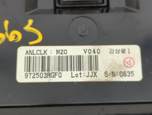 2014-2016 Kia Cadenza Climate Control Module Temperature AC/Heater Replacement P/N:972503RGE0 972503RGK0 Fits 2014 2015 2016 OEM Used Auto Parts